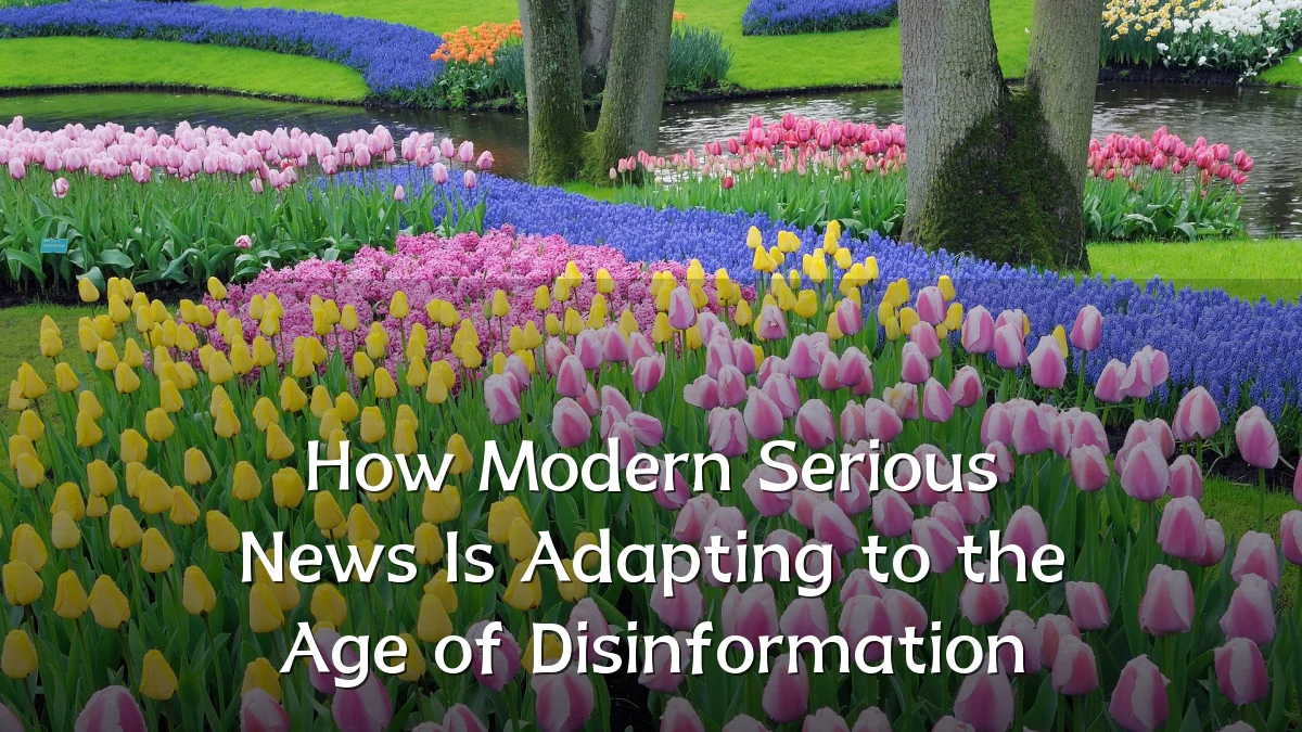 How Modern Serious News Is Adapting to the Age of Disinformation